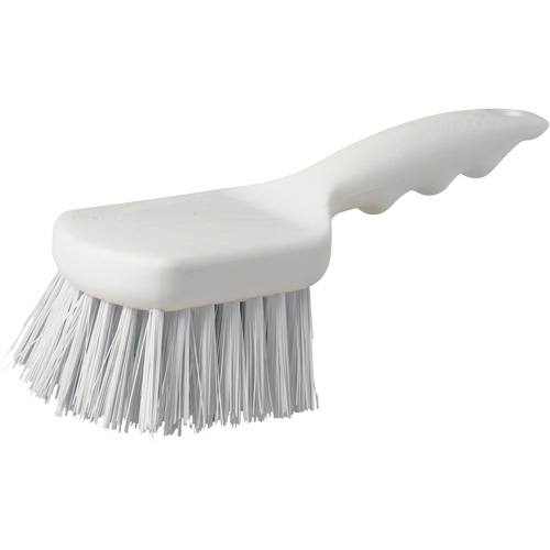 Short Handle Pot Brush, 9" L, Polypropylene Bristles, White Haskins Industrial Inc.