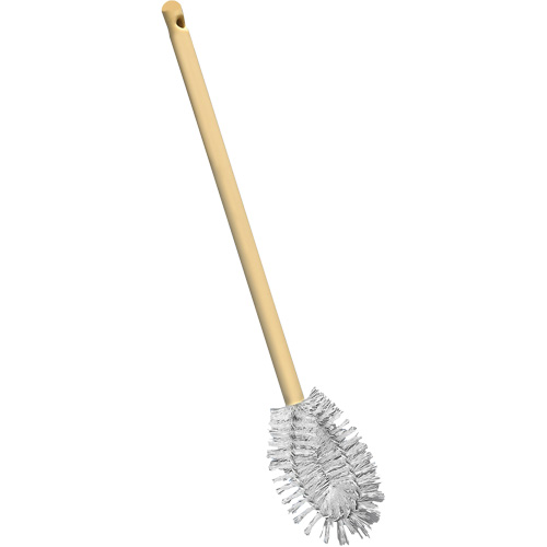 Brosse &agrave; cuvettes HD &agrave; broche torsad&eacute;e, 20" l, Soies Polypropyl&egrave;ne, Jaune Haskins Industrial Inc.
