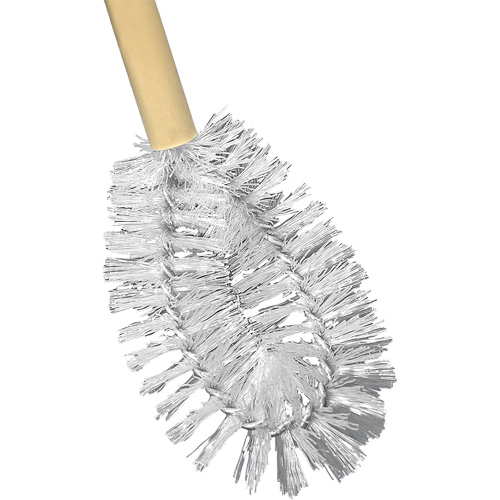 Brosse &agrave; cuvettes HD &agrave; broche torsad&eacute;e, 20" l, Soies Polypropyl&egrave;ne, Jaune Haskins Industrial Inc.