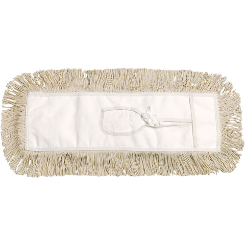 Vadrouille &agrave; &eacute;pousseter, Style &agrave; attacher, Coton, 24" lo x 5" la Haskins Industrial Inc.