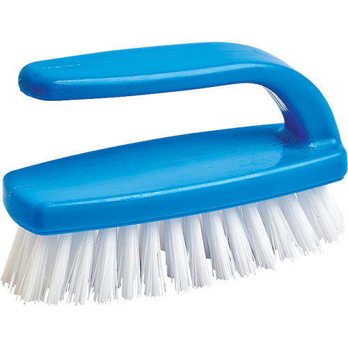 Nail Cleaning Brush, 4" L, Synthetic Bristles, Blue/White Haskins Industrial Inc.