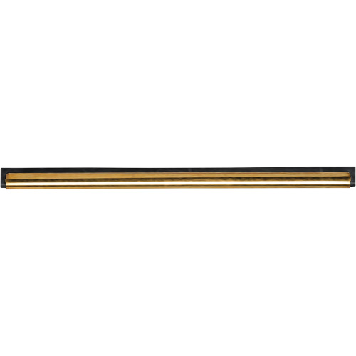 Window Squeegee Channel and Rubber, 14", Rubber, Brass Frame Haskins Industrial Inc.