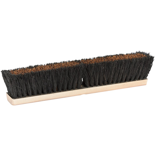 Push Broom Head, 36", Coarse/Medium, Tampico/Palmyra Bristles Haskins Industrial Inc.