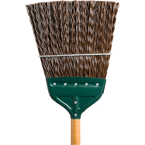 Track & Switch Broom, Wood Handle, Polypropylene Bristles, 52" L Haskins Industrial Inc.