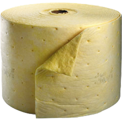 Tampon absorbant pour produits chimiques, Lourd, 150' lo x 15,25" la, Absorption 35,9 gal Haskins Industrial Inc.