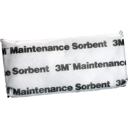 Tampon absorbant de maintenance, Huile seulement, 15" lo x 7" la, 12,6 gal absorption/pqt Haskins Industrial Inc.
