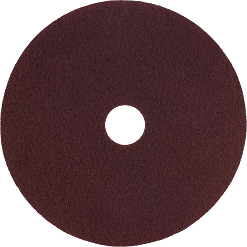 Natural Blend Pad, 13", Scrubbing, Maroon Haskins Industrial Inc.