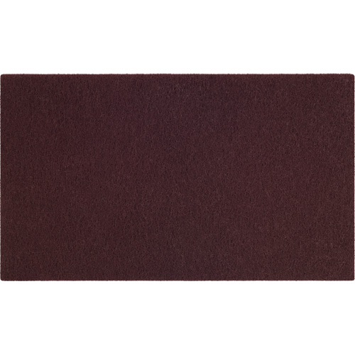 Natural Blend Pad, 14" x 20", Scrubbing, Maroon Haskins Industrial Inc.