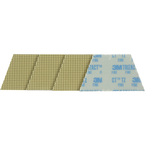 Tampon abrasif Trizact Diamond TZ, Ponçage/Polissage, Bleu Haskins Industrial Inc.