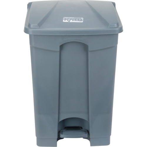 Poubelle &agrave; p&eacute;dale, Plastique, Capacit&eacute; 12 gal. US Haskins Industrial Inc.