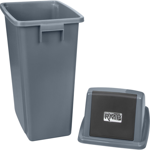 Garbage Can, Plastic, 15 US gal. Haskins Industrial Inc.