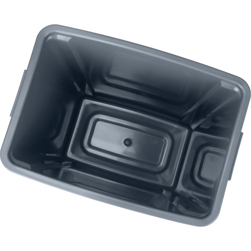 Garbage Can, Plastic, 15 US gal. Haskins Industrial Inc.