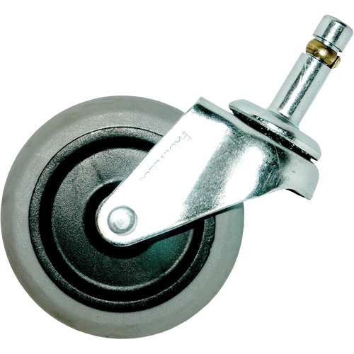 Replacement Stem Swivel Caster for Receptacle Dolly Haskins Industrial Inc.