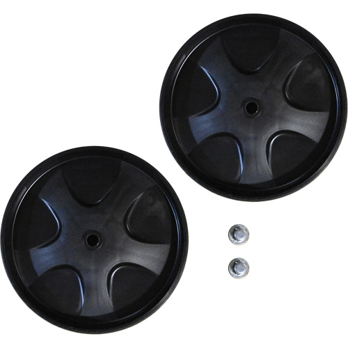 Replacement Wheels & Push Caps for Waste Dolly Haskins Industrial Inc.