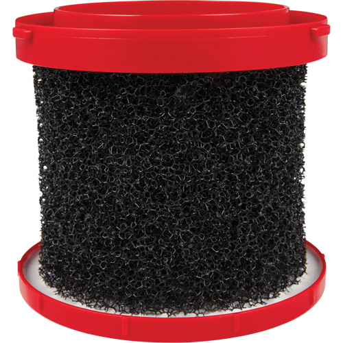 Wet Vacuum Filter, Foam, Fits 1.6 - 2.5 US gal. Haskins Industrial Inc.
