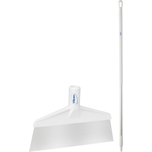 Floor Scraper with Handle, White, 9-3/5" W x 55-9/10" L Haskins Industrial Inc.