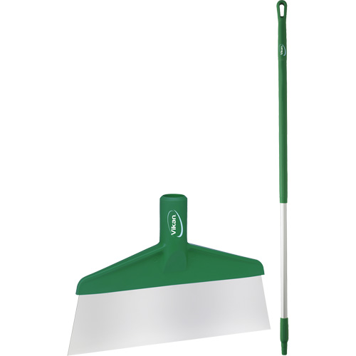 Floor Scraper with Handle, Green, 9-3/5" W x 55-9/10" L Haskins Industrial Inc.