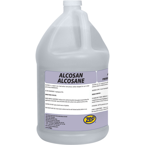 D&eacute;sinfectant de surfaces dures Alcosan, 4 L, Cruche Haskins Industrial Inc.