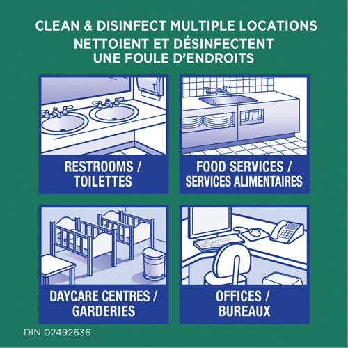 Lingettes d&eacute;sinfectantes, 75 lingettes Haskins Industrial Inc.