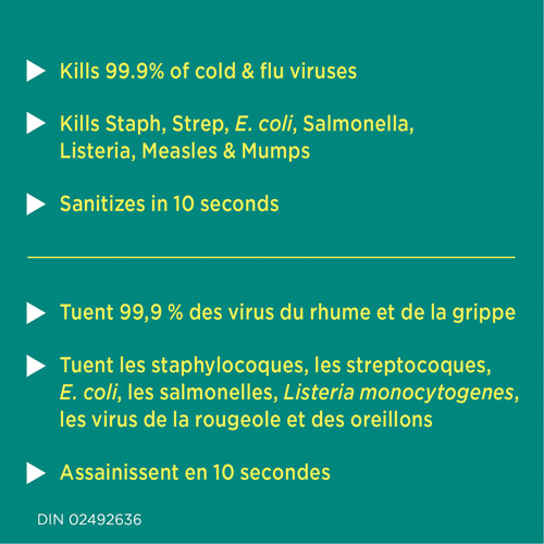 Lingettes d&eacute;sinfectantes, 75 lingettes Haskins Industrial Inc.