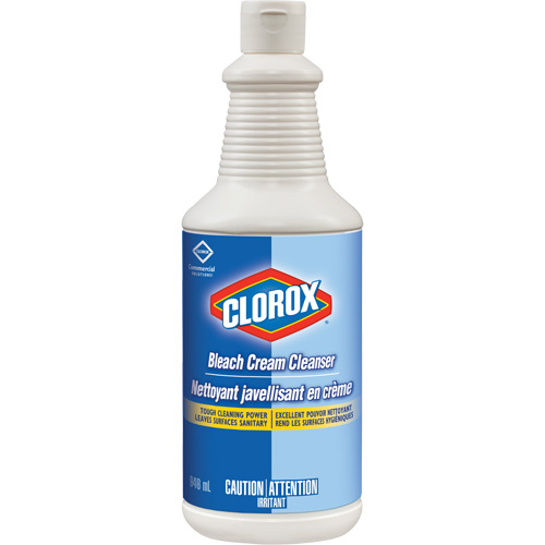 Nettoyant javellisant en cr&egrave;me, 946 ml, Bouteille Haskins Industrial Inc.