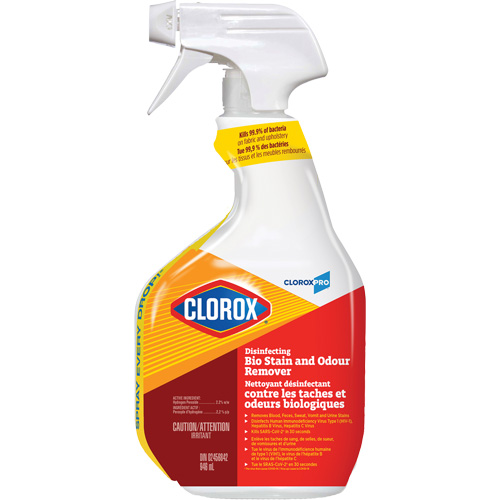 Nettoyant d&eacute;sinfectant contre les taches et odeurs biologiques, 946 ml, Bouteille &agrave; g&acirc;chette Haskins Industrial Inc.