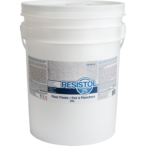 Resistol 25 Floor Finish, 20 L, Pail Haskins Industrial Inc.