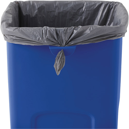 Untouchable&reg; Square Recycling Container, Bulk, Plastic, 23 US gal. Haskins Industrial Inc.