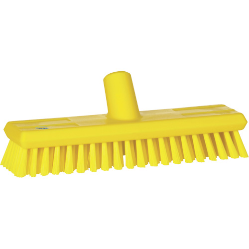 Brosse &agrave; circulation d'eau, Soies Moyen, Longueur de 11", Jaune Haskins Industrial Inc.