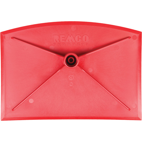 Food Hoe Head, Red, 8" W x 11-1/4" L Haskins Industrial Inc.