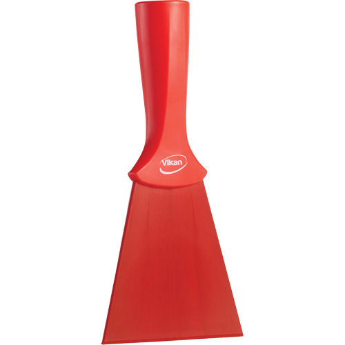 Grattoir en nylon avec poign&eacute;e filet&eacute;e, Rouge, 4" la x 8" lo Haskins Industrial Inc.