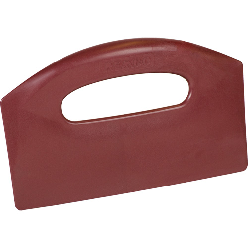 Grattoir de paillasse perceptible par d&eacute;tecteur de m&eacute;tal, Rouge, 8-1/2" la x 5-1/4" lo Haskins Industrial Inc.