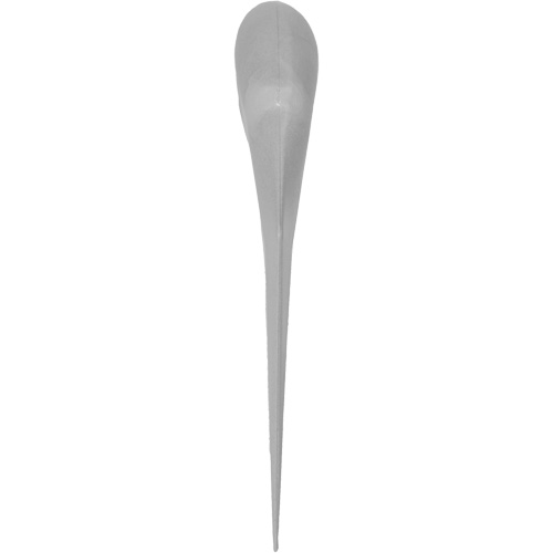 Grattoir de paillasse perceptible par d&eacute;tecteur de m&eacute;tal, Gris, 8-1/2" la x 5-1/4" lo Haskins Industrial Inc.