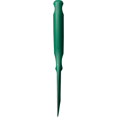 Grand grattoir perceptible par d&eacute;tecteur de m&eacute;tal, Vert, 4-1/4" la x 10" lo Haskins Industrial Inc.