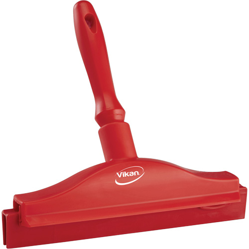 Double Blade Ultra Hygiene Squeegee, 10", Red Haskins Industrial Inc.