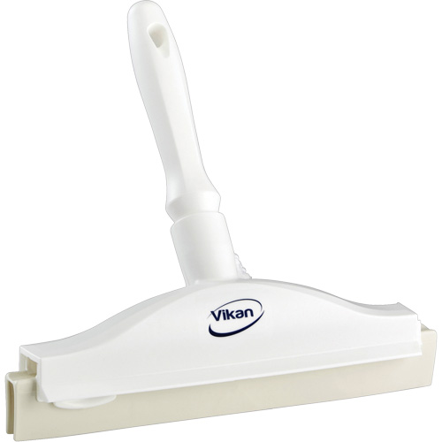 Double Blade Ultra Hygiene Squeegee, 10", White Haskins Industrial Inc.
