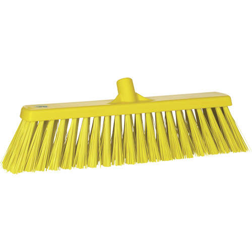 Balai-brosse robuste, Crins Ferme, 20", Polyester, Jaune Haskins Industrial Inc.