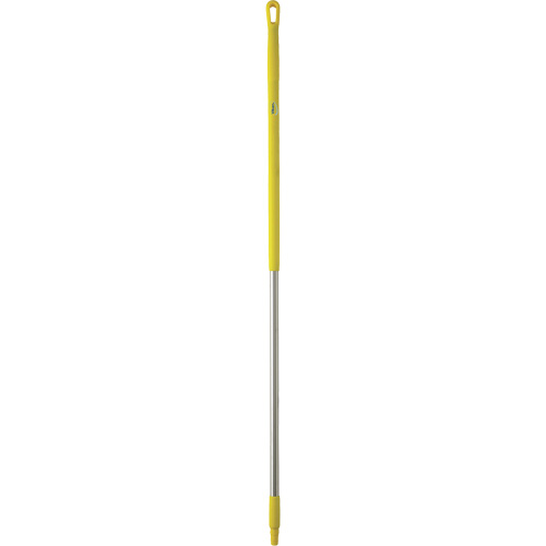 Handle, Broom/Brush/Pad Holder/Scraper/Squeegee, Yellow, Ergonomic, 59" L Haskins Industrial Inc.