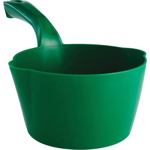 Round Bowl Scoop, Plastic, Green, 32 oz. Haskins Industrial Inc.
