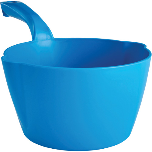 Round Bowl Scoop, Plastic, Blue, 64 oz. Haskins Industrial Inc.
