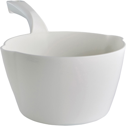 Pelle &agrave; main ronde, Plastique, Blanc, 64 oz Haskins Industrial Inc.