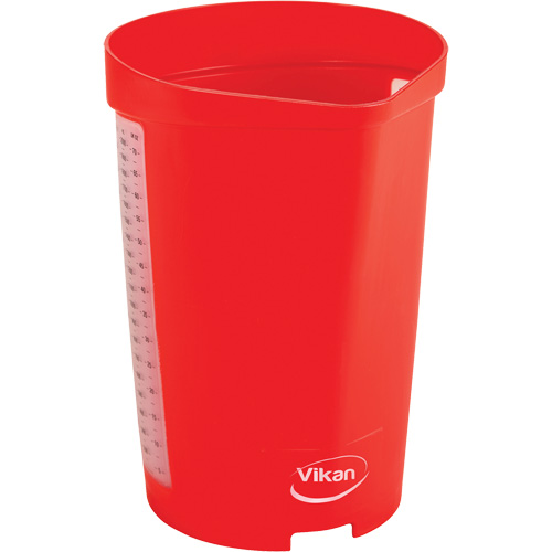 Measuring Jug, Plastic, Red, 65 oz. Haskins Industrial Inc.