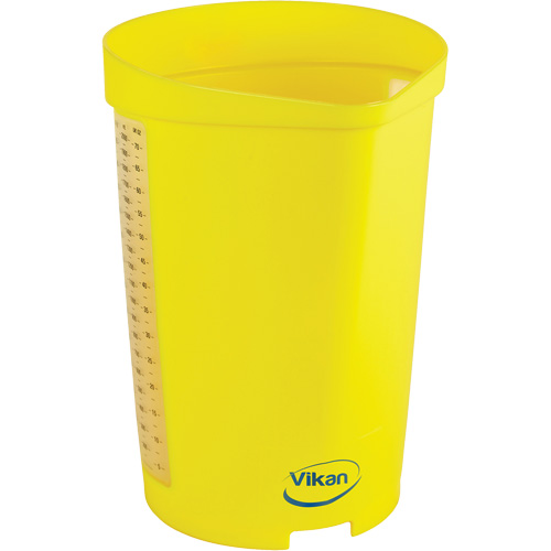 Measuring Jug, Plastic, Yellow, 65 oz. Haskins Industrial Inc.