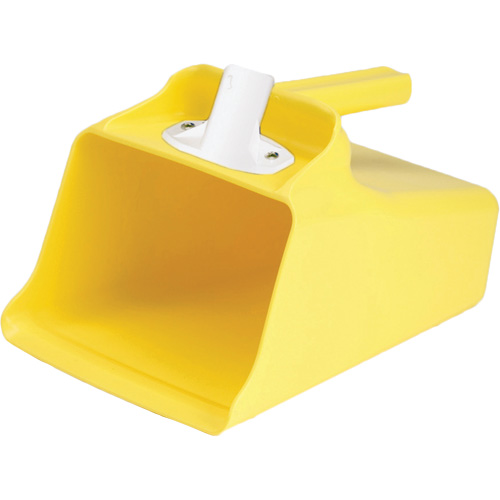 Mega Dipper Scoop, Plastic, Yellow, 128 oz. Haskins Industrial Inc.
