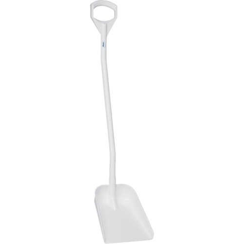 Pelle ergonomique &agrave; lame r&eacute;duite, Longueur de 50", Plastique, Blanc Haskins Industrial Inc.