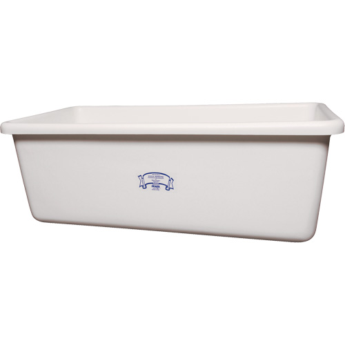 Transport Storage Tub, Plastic, White Haskins Industrial Inc.