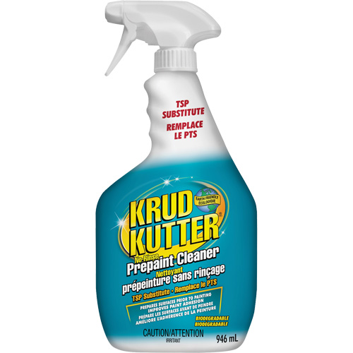 Nettoyant pour pr&eacute;peinture sans rinçage Substitut TSP Krud Kutter, 946 ml, Bouteille &agrave; g&acirc;chette Haskins Industrial Inc.