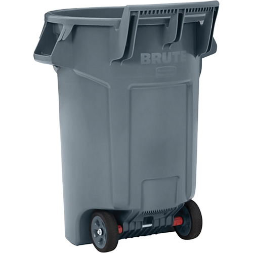 Brute&reg; Vented Wheeled Container, Plastic, 44 US gal. Haskins Industrial Inc.