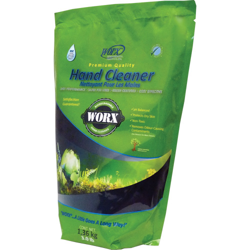 Nettoyant pour les mains biod&eacute;gradable, Poudre, 3 lb, Recharge, Parfum&eacute; Haskins Industrial Inc.
