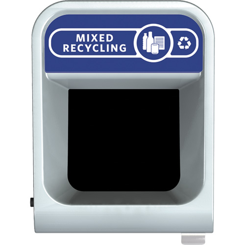 Conteneur pour d&eacute;chets de recyclage m&eacute;lang&eacute;s Configure, Vrac/Bord de rue/De bureau, Acier, 33 gal. US Haskins Industrial Inc.